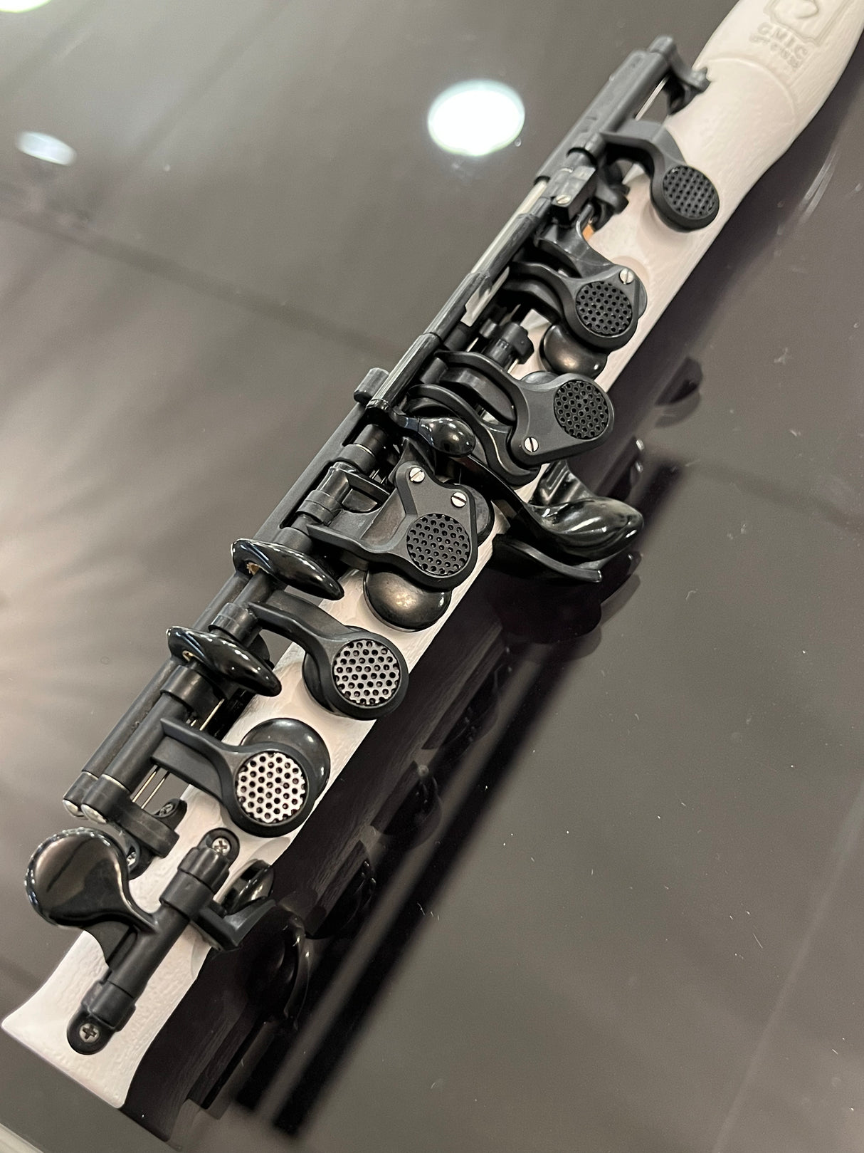 A Consignment Guo New Voice Piccolo - close up of the keys 