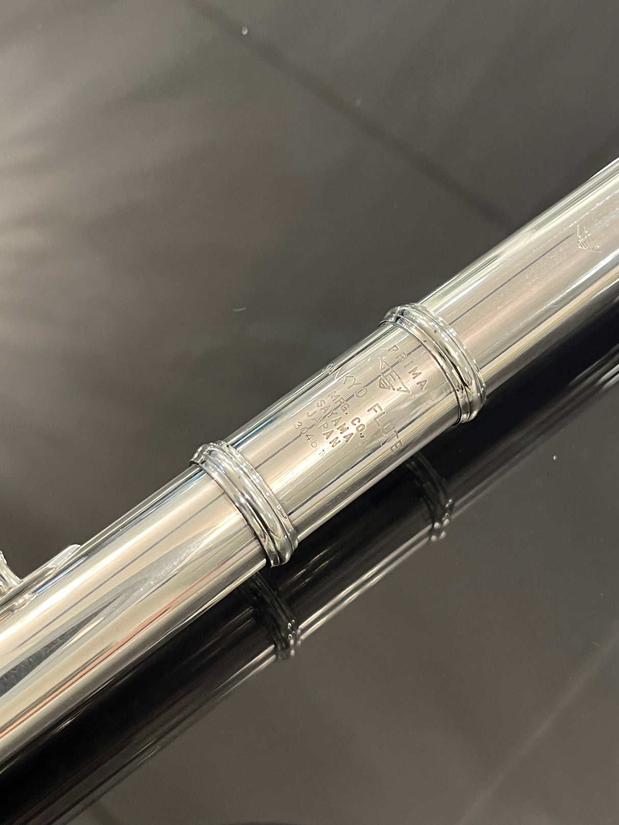 A Consignment Sankyo 601 Flute - engraving on the barrel