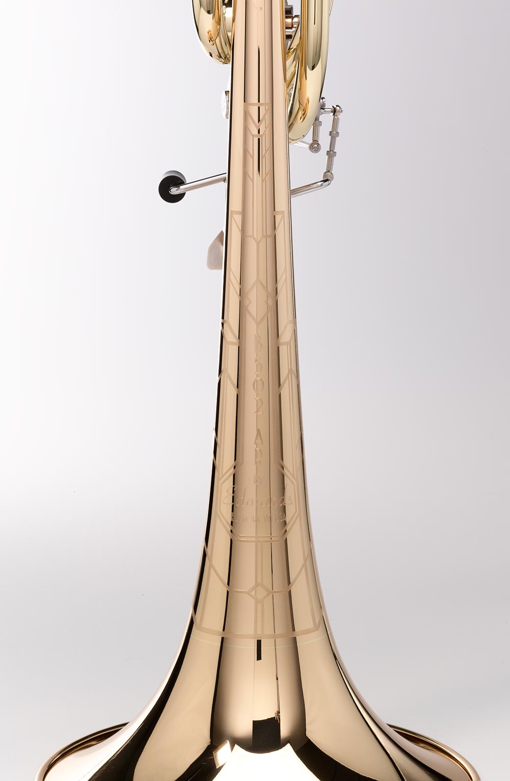 The Edwards B502-I Bass Trombone - close up on the bell