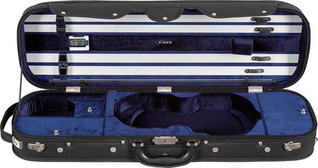 The Howard Core CC525 4/4 Violin case with blue interior