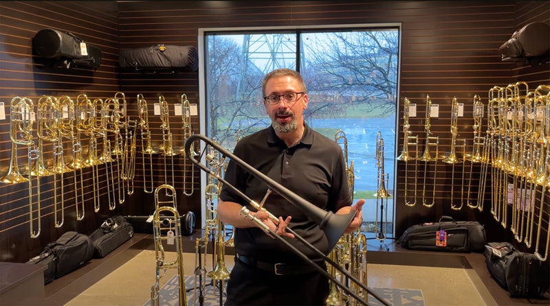 Keith Hilson at Trombone Shop in Schmitt Music Bloomington