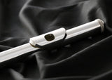 Close-up of lip plate on Muramatsu GX Flute