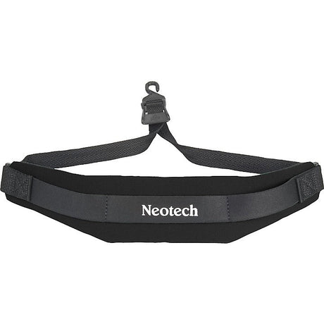 Black Neotech saxophone neck strap with open hook