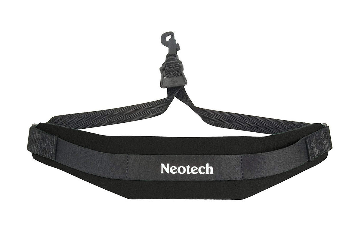 Black Neotech saxophone neck strap with swivel hook