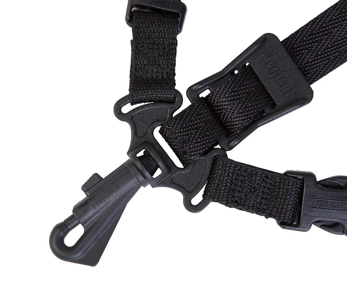 Neotech Saxophone Soft Harness Swivel hook - close up of the swivel hook