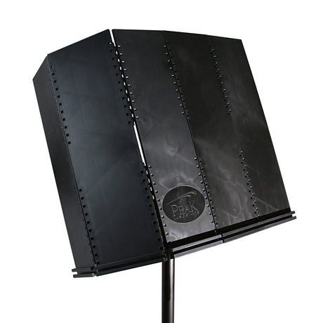 Peak SMS-20 Collapsible Music Stand - close up of the face of the stand partially folded