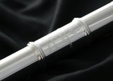 Close-up of engracing on Powell Sonaré 705 Flute