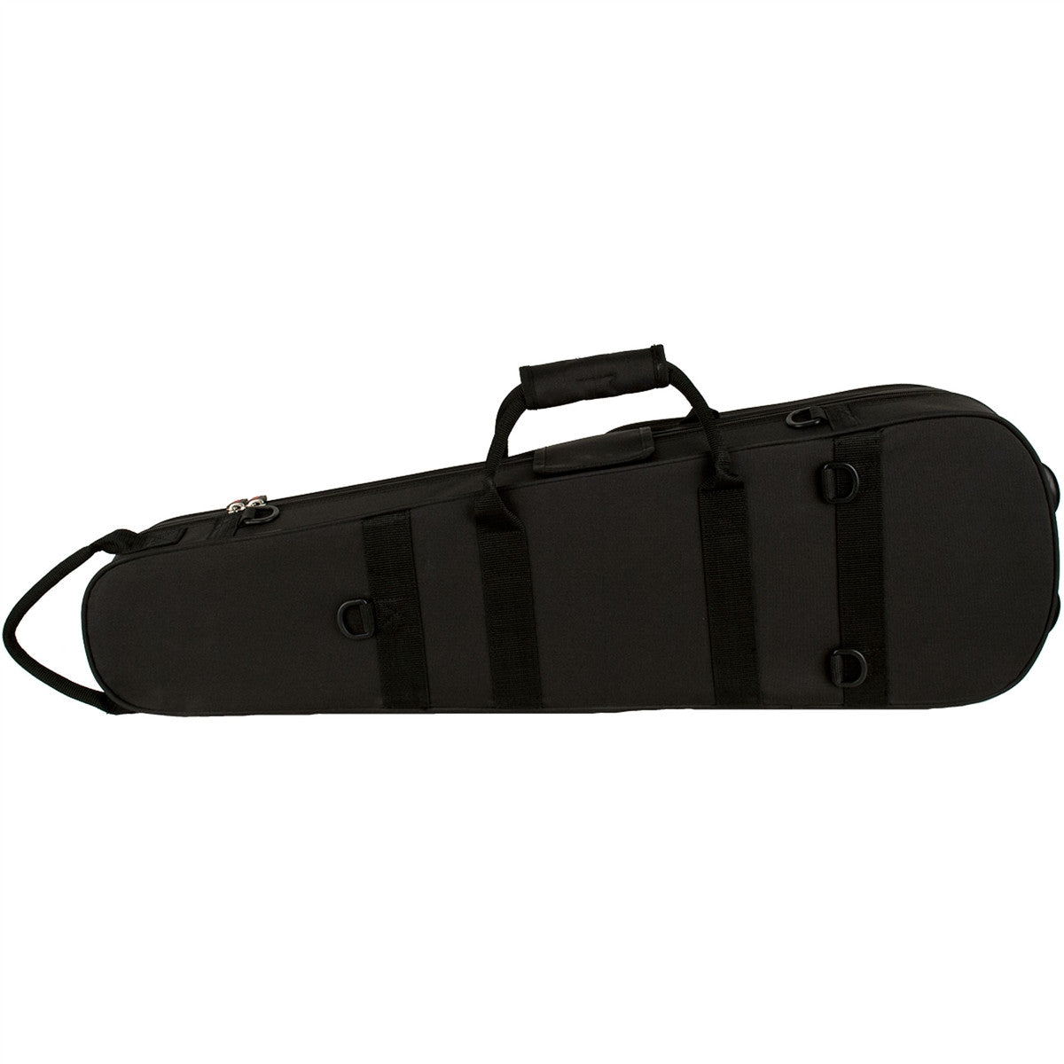 The Protec MX044 Max, Shaped 4/4 violin case - the reverse side