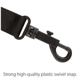 A closeup of the plastic hook of the Protec A310P or A305P padded saxophone neck strap