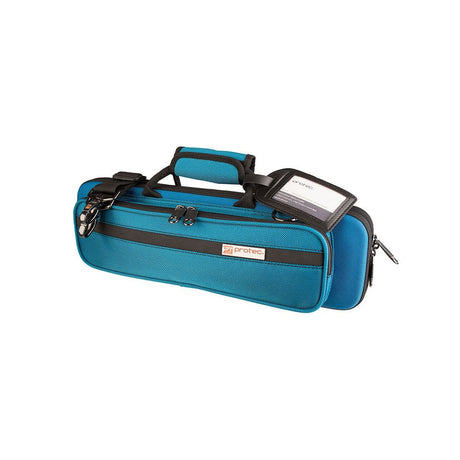 The Protec PB308 Pro Pac Slimline Slimline Flute Case - Teal Blue