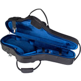 The Protec Propac PB305CTXL tenor saxophone case sitting open