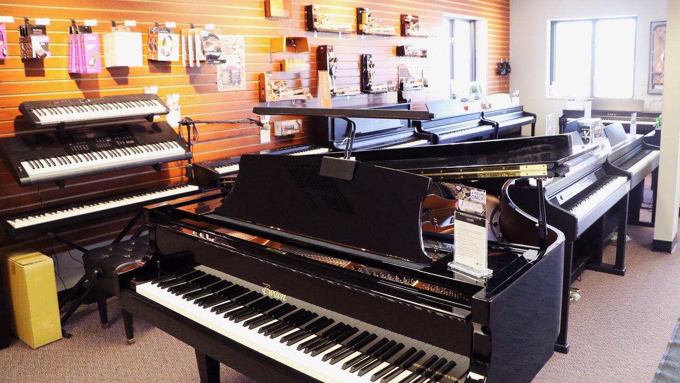 Schmitt Music Rochester piano showroom