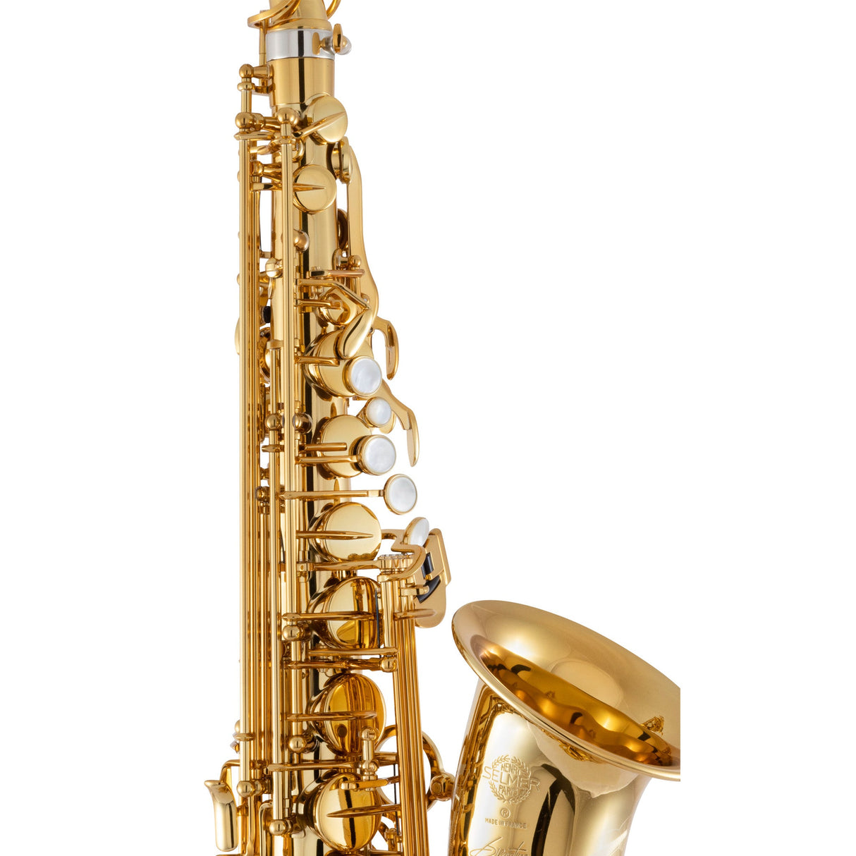 Close-up of Selmer 82SIG Signature Alto Saxophone