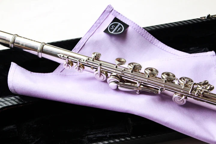 The Sempre Flute Artist Series Cleaning Cloth - Lilac