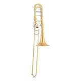 Shires TBQ36 Q Series Bass Trombone - Gold Brass Axial Flow Valve