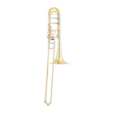 Shires TBQ36 Q Series Bass Trombone - Yellow Brass Axial Flow Valve