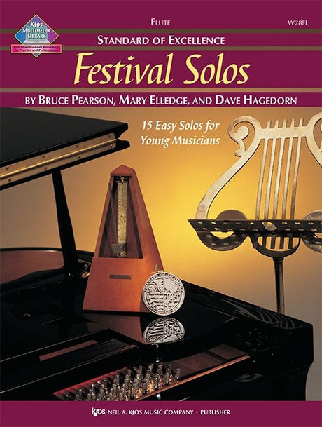 Standard of Excellence Festival Solos book with a red cover