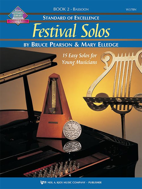 Standard of Excellence Festival Solos book 2 with a blue banner on its cover