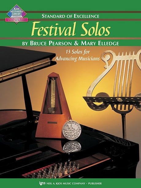 Standard of Excellence Festival Solos book 3 with a green banner on its cover