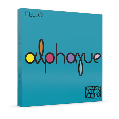 The Thomastik Alphayue cello strings