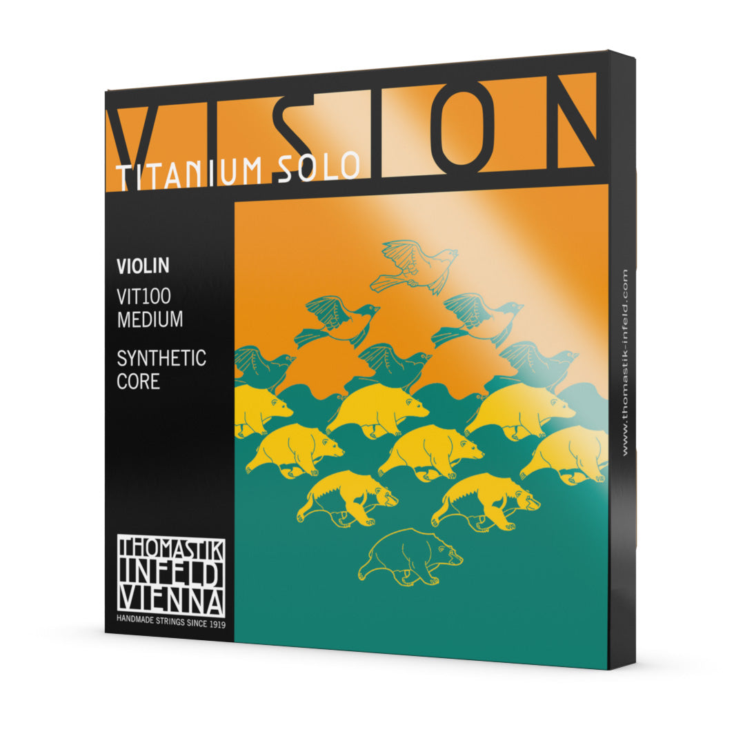 Thomastik Vision Titanium Solo Violin Strings - Set