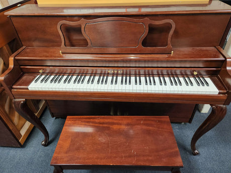 Used Kawai 508 44.5” Mahogany Satin Upright Piano with the bench 