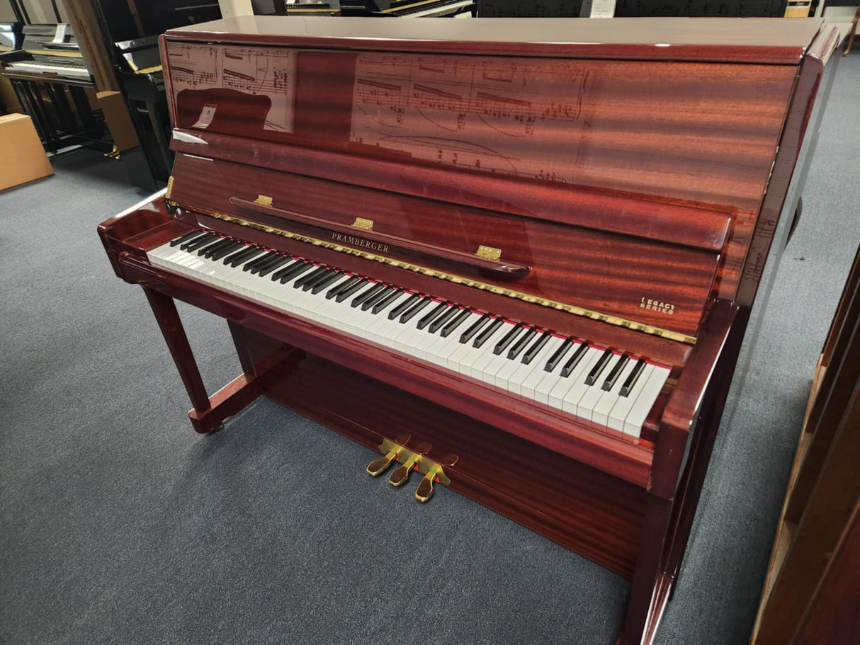 Used Pramberger LV118 46.5” Mahogany Polish Upright Piano