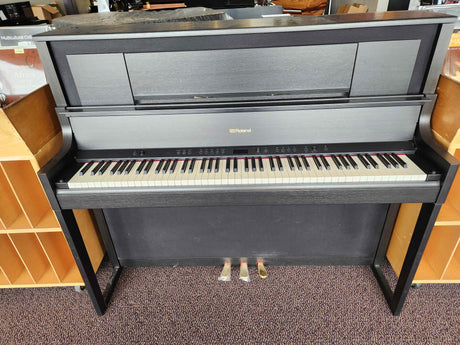 Used Roland LX708 Charcoal Black Console Digital Piano