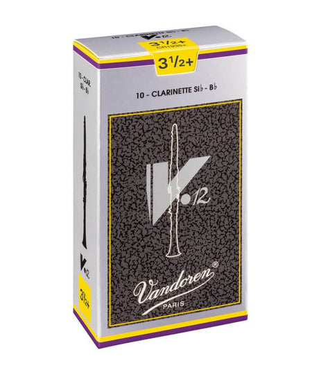 A Box of the Vandoren V12 Bb clarinet reeds