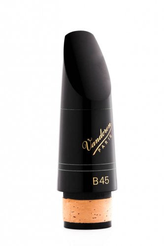 The Vandoren B45 clarinet mouthpiece.