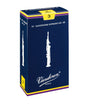 The blue box of vandoren traditional soprano saxophone reeds