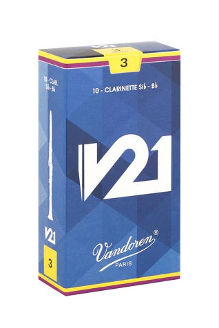 A box of Vandoren V21 Bb clarinet reeds