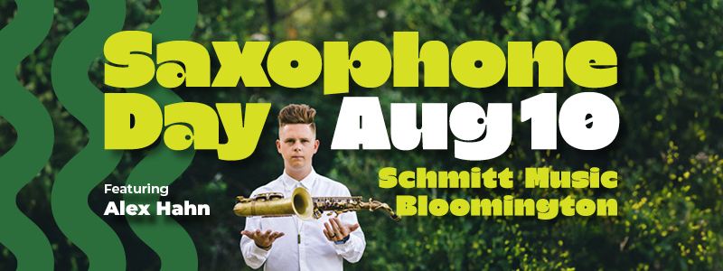 Saxophone Day at Schmitt Music Bloomington