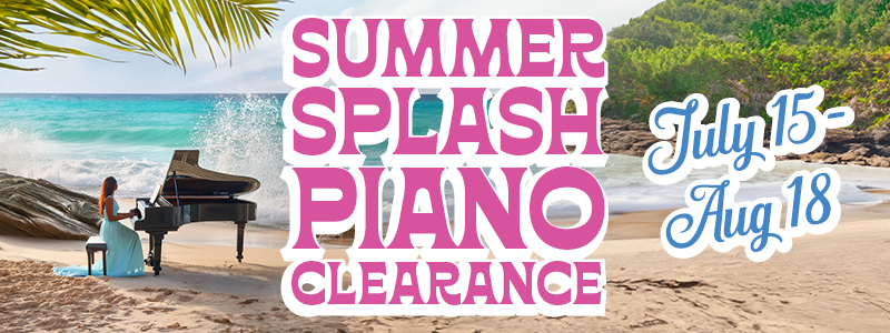 Summer Splash Piano Clearance Sale